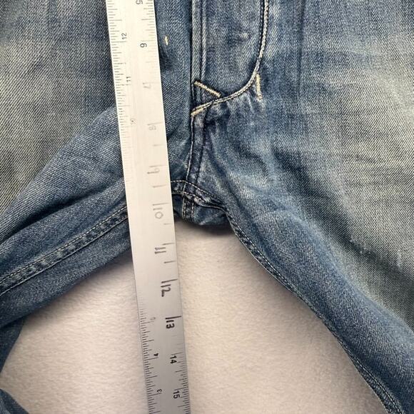 Diesel jeans mens 33x32 Fits 34x33 Blue Larkee Straight Whisker Vintage y2k - Picture 8 of 16